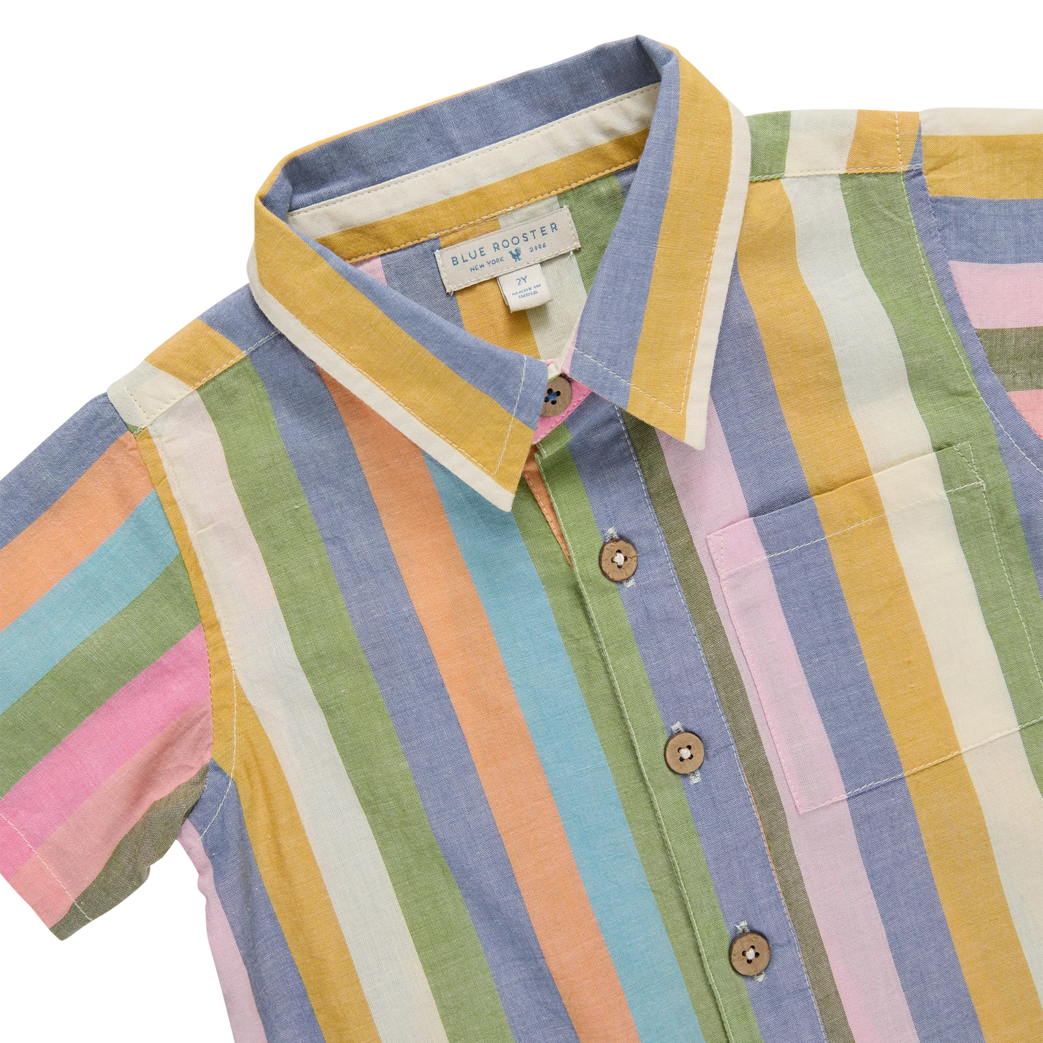 Boys Jack Shirt- Parade Stripe