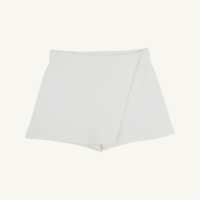 Stella Skort- Quilted Palmetto Pearl