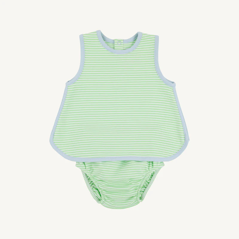 Stevie Set- Lexington Lime Stripe