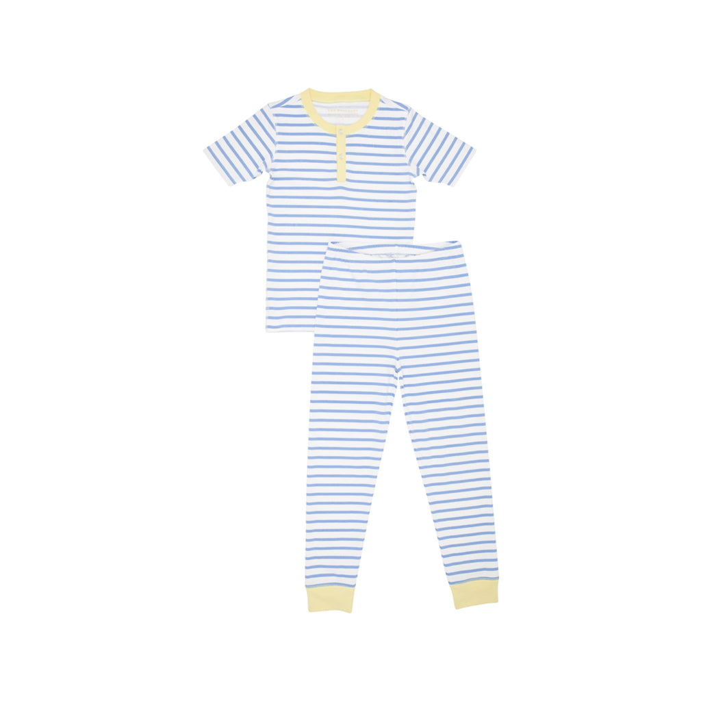 Sutton's Short Sleeve Set - Barbados Blue Stripe
