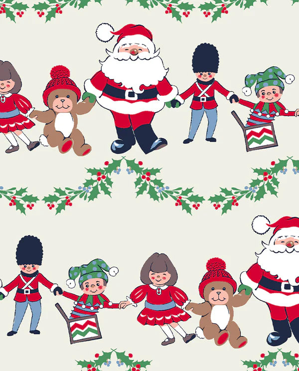 Cassidy Comfy Crewneck- Toying Around/ Richmond Red