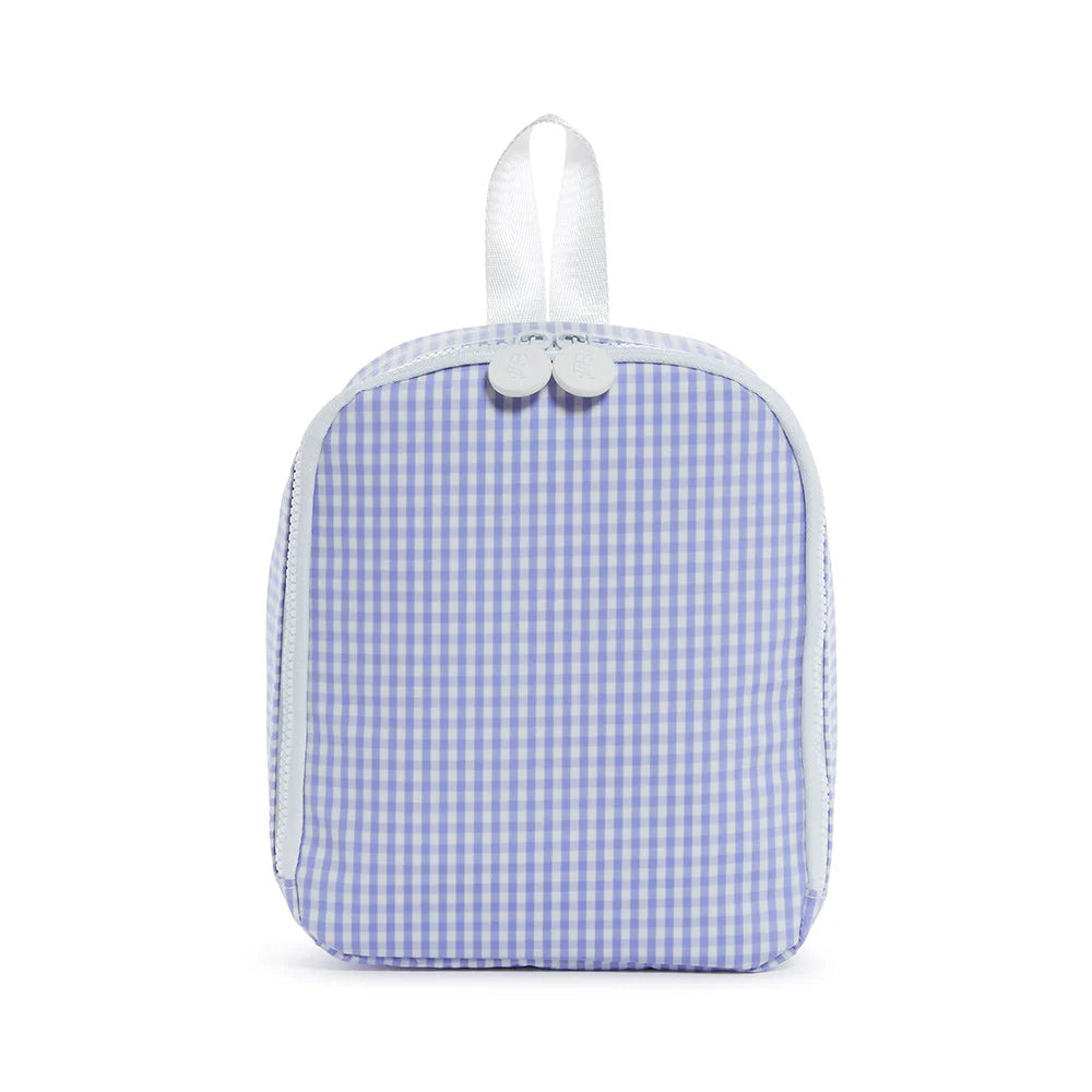 Bring It Lunch Bag- Gingham Lilac