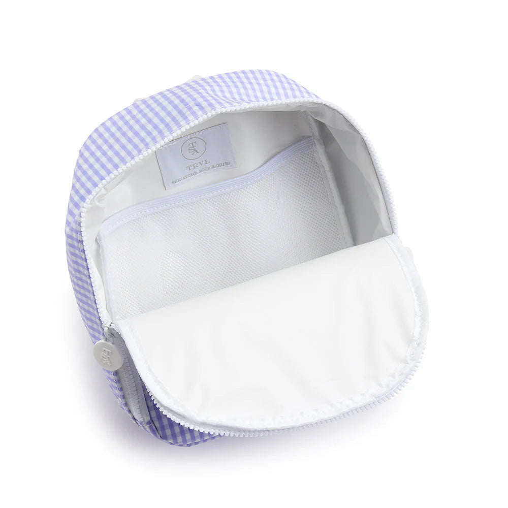 Bring It Lunch Bag- Gingham Lilac