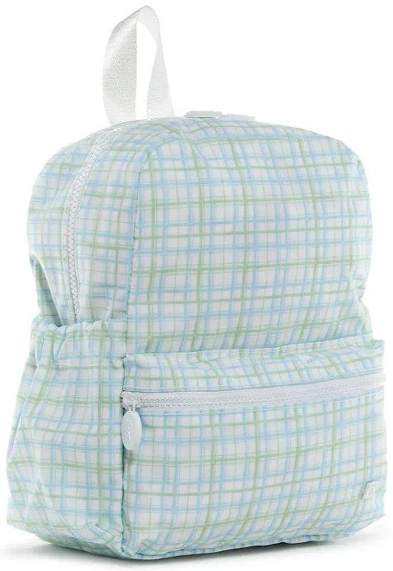 Classic Green Plaid Mini Backpacker