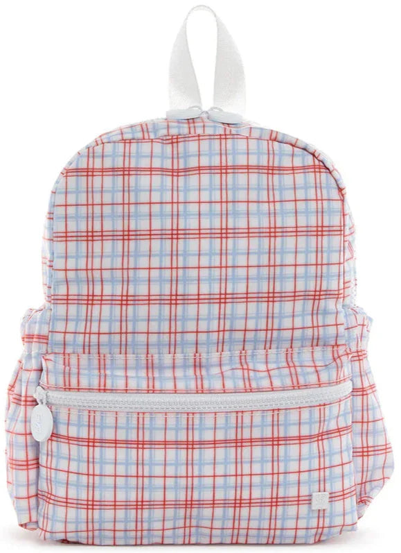 Classic Red Plaid Mini Backpacker