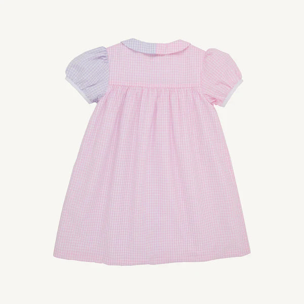 Tabitha's Teachers Pet Dress- Pink Greenbriar Gingham/ Lauderdale Lavender