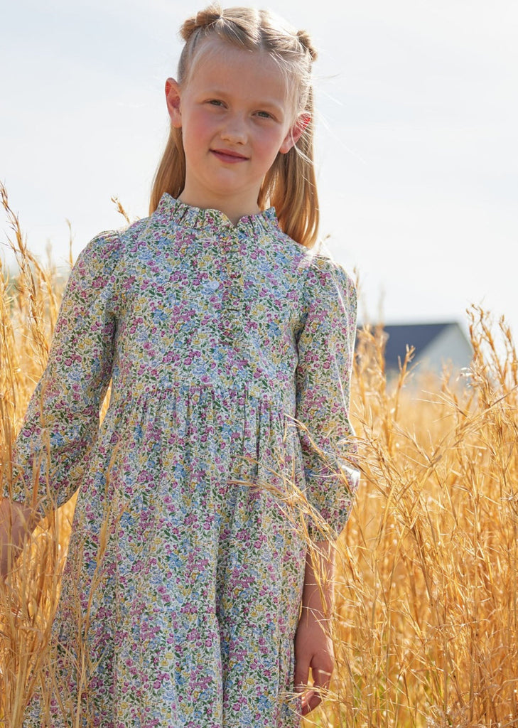 Tiered Midi Dress - Green Gables Floral