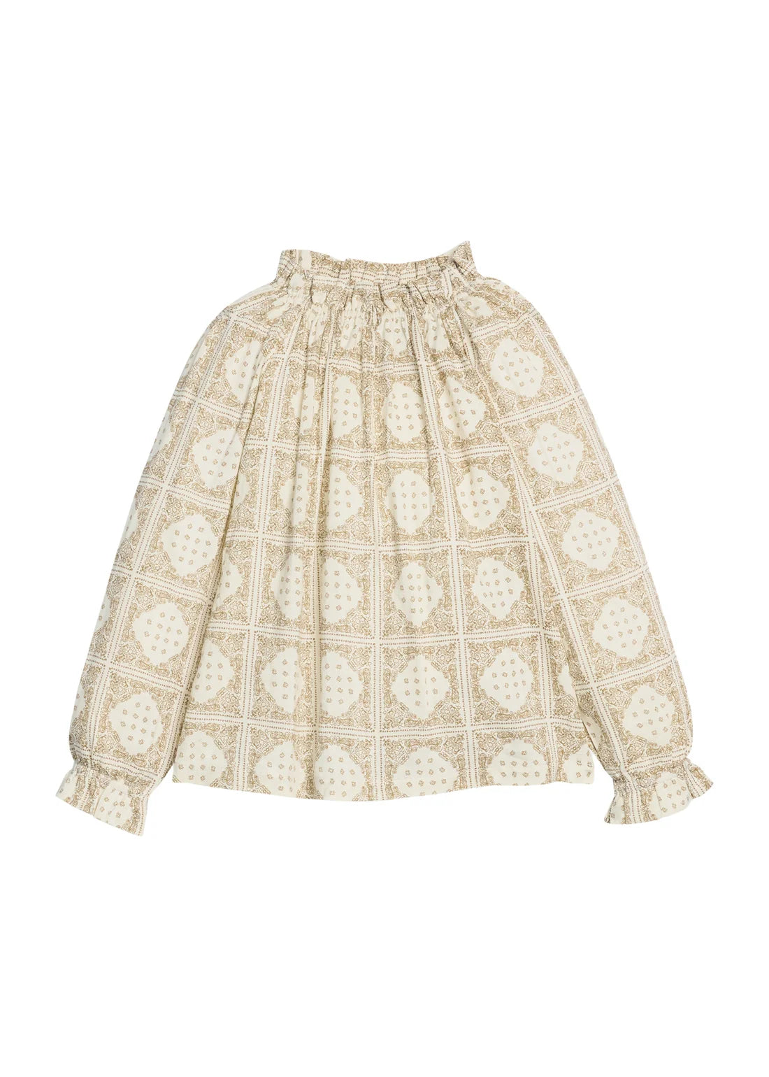 Tory Top- Stone Patchwork