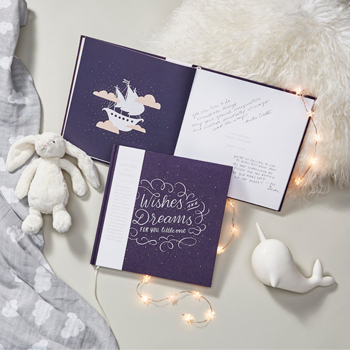 Wishes & Dreams for You, Little One: A Guest Book for a New Baby
