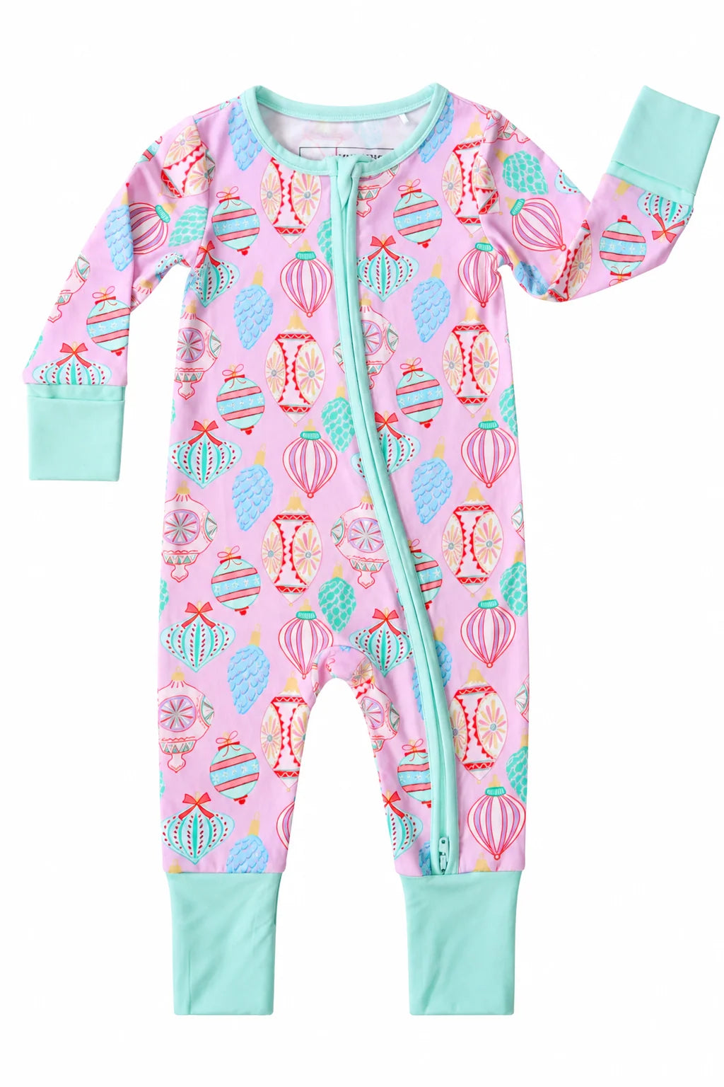 Zipper Romper-Vintage Ornaments