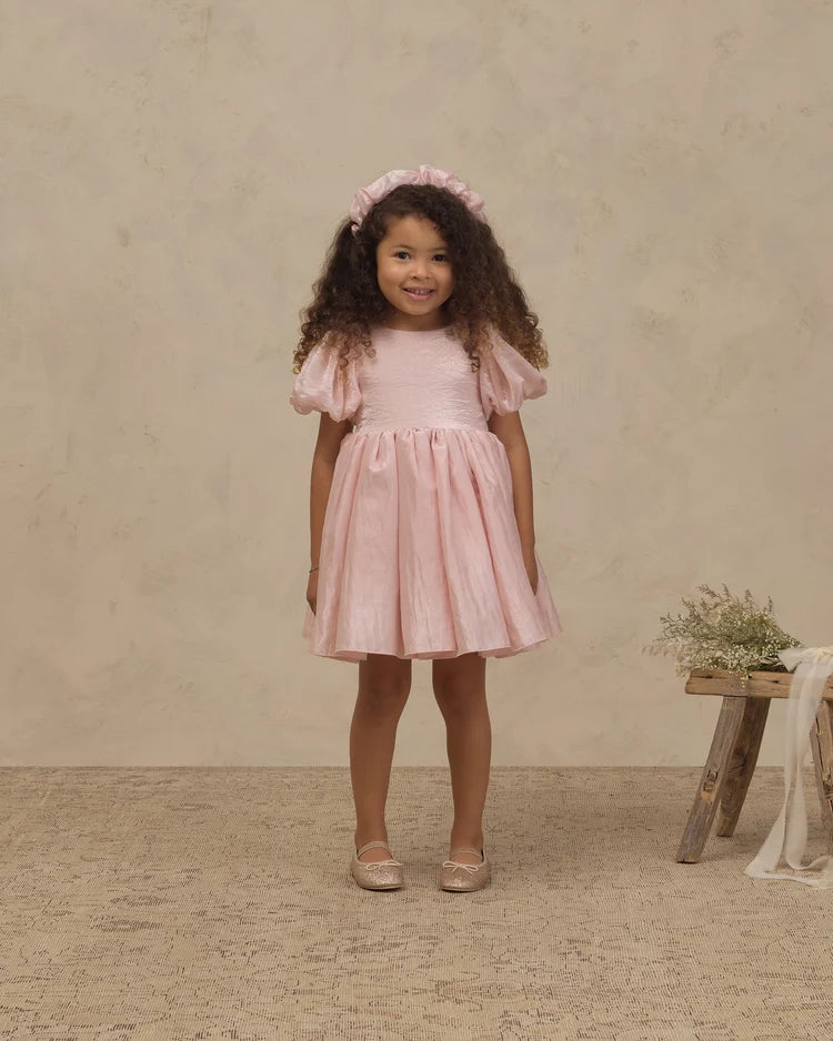 Sofia Dress- Rose Shimmer