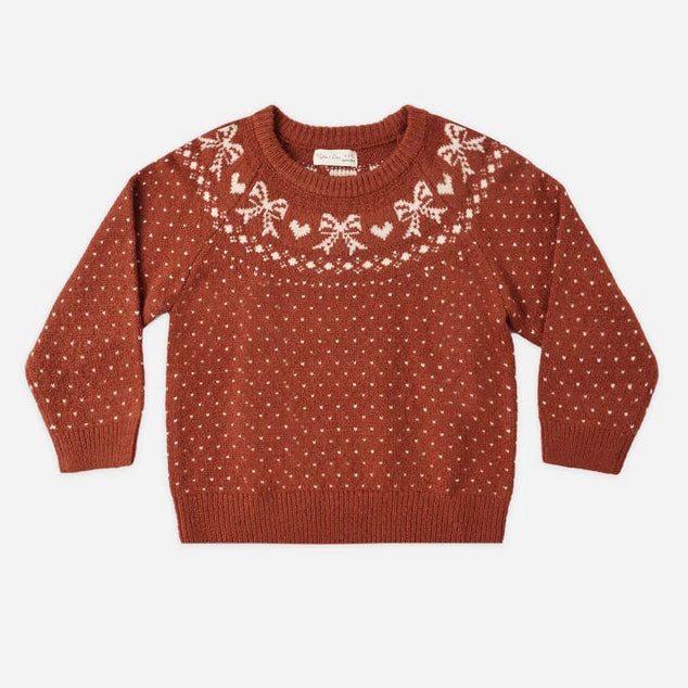 Fair Isle Sweater Ruby