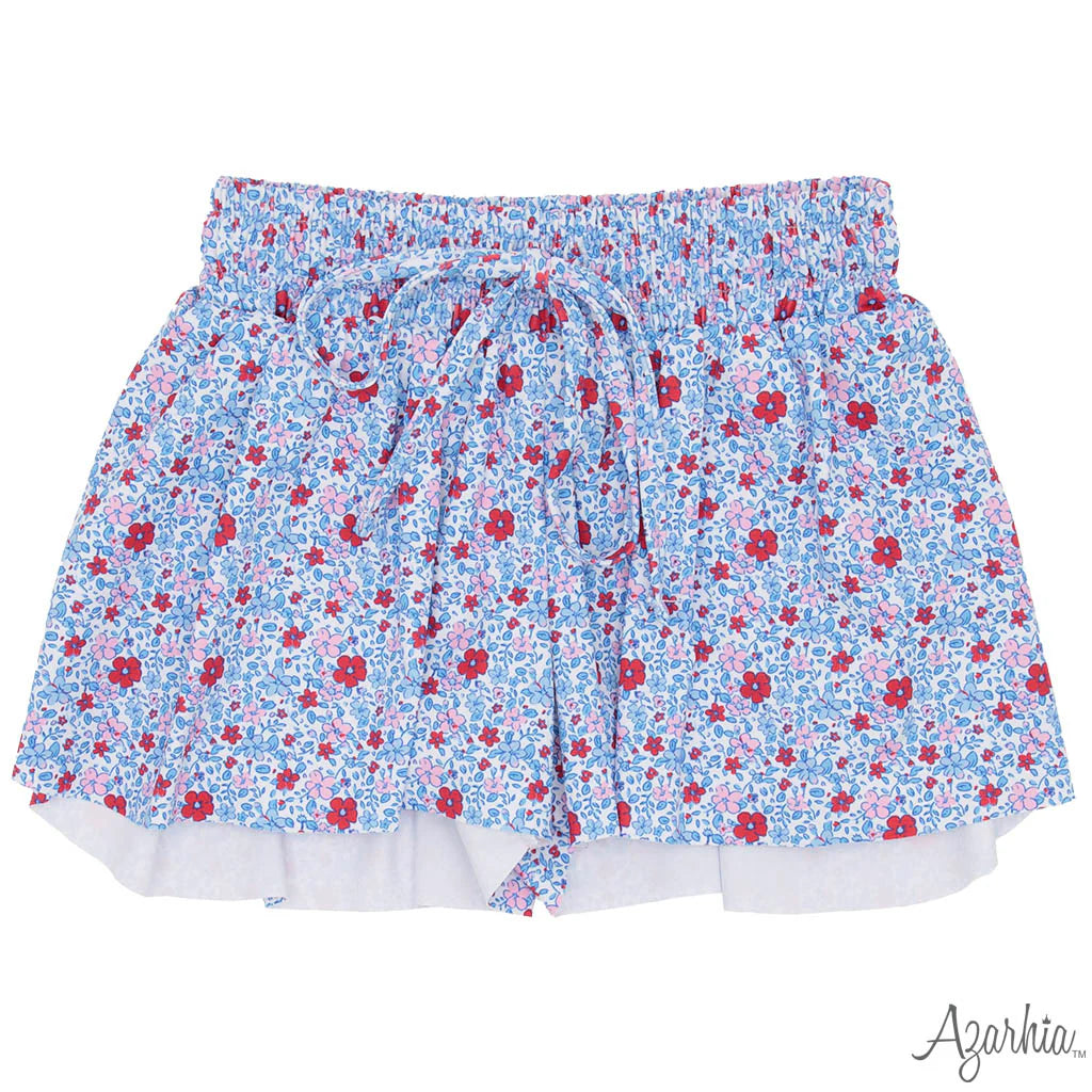 American Floral Butterfly Shorts