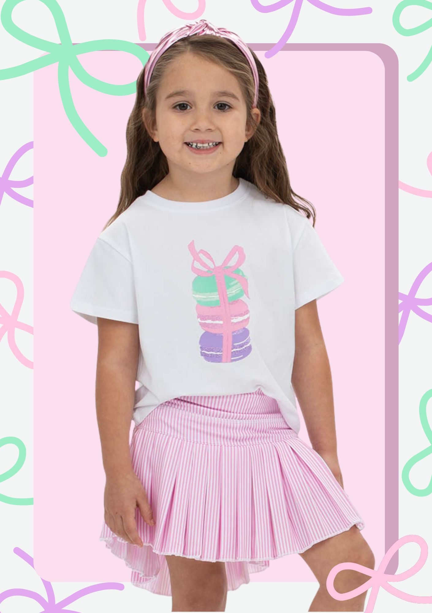 Macaroon Graphic Boxy Tee