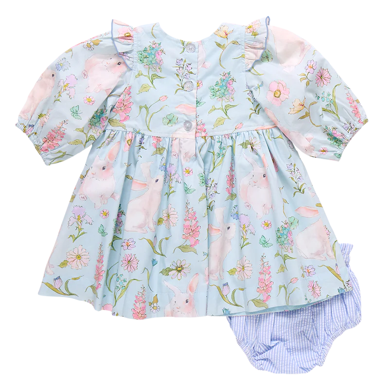 Baby Girls Brooke Dress Set - Botanical Bunnies