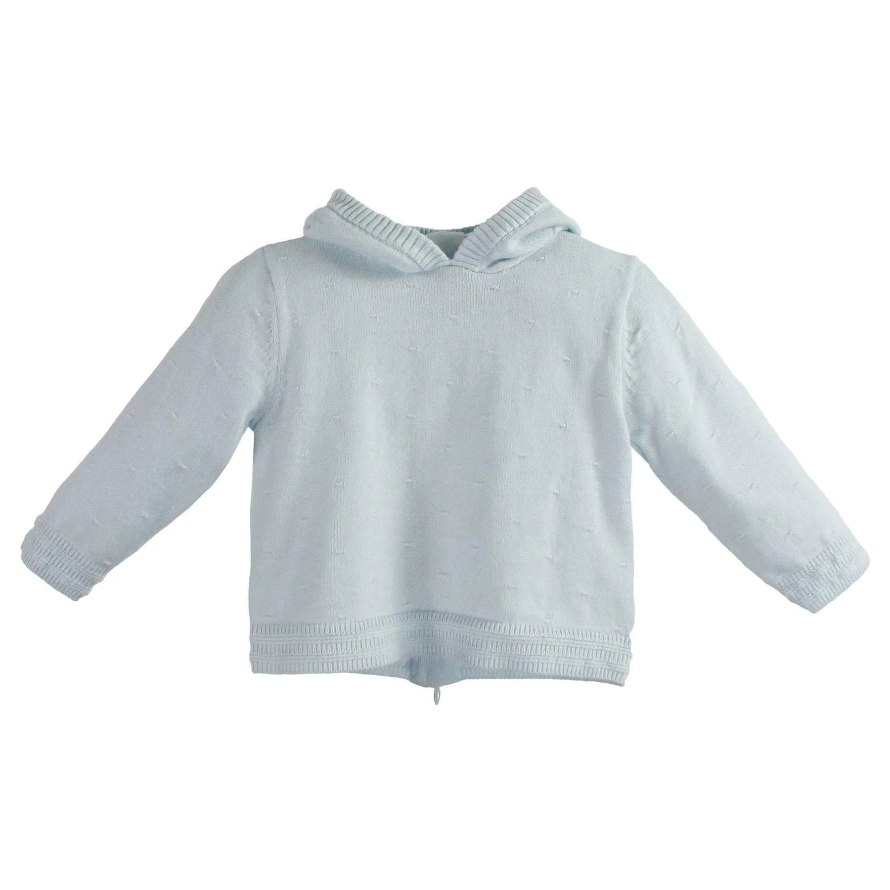 Back Zip Hooded Cardigan