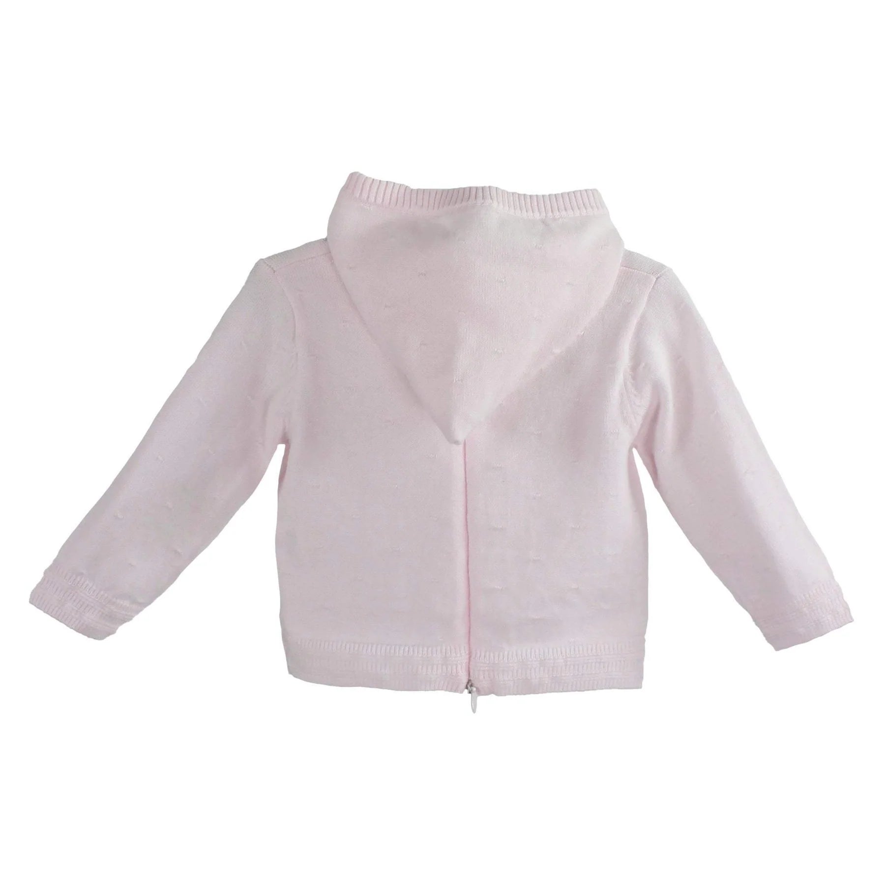 Back Zip Hooded Cardigan