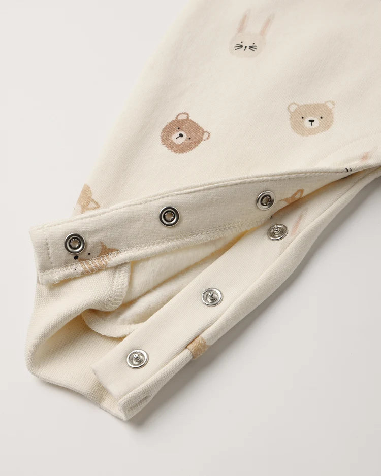 Relaxed Fleece Jumpsuit- Critters
