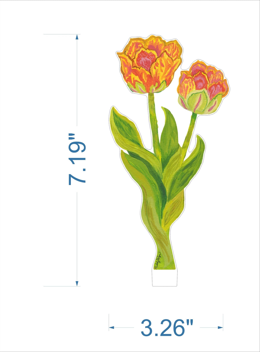 Acrylic Tulips