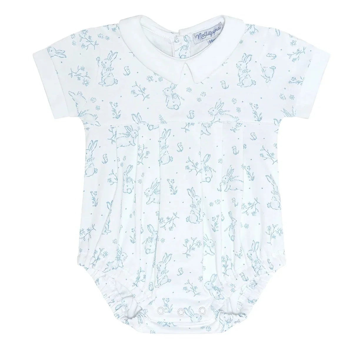 Blue Bunny Toile Bubble