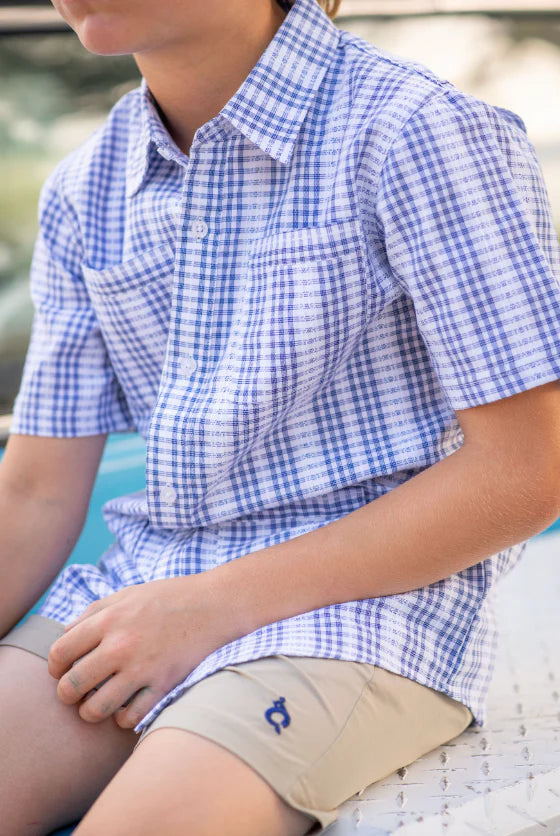 Guayabera - Deepwater Poplin Short Sleeve Shirt