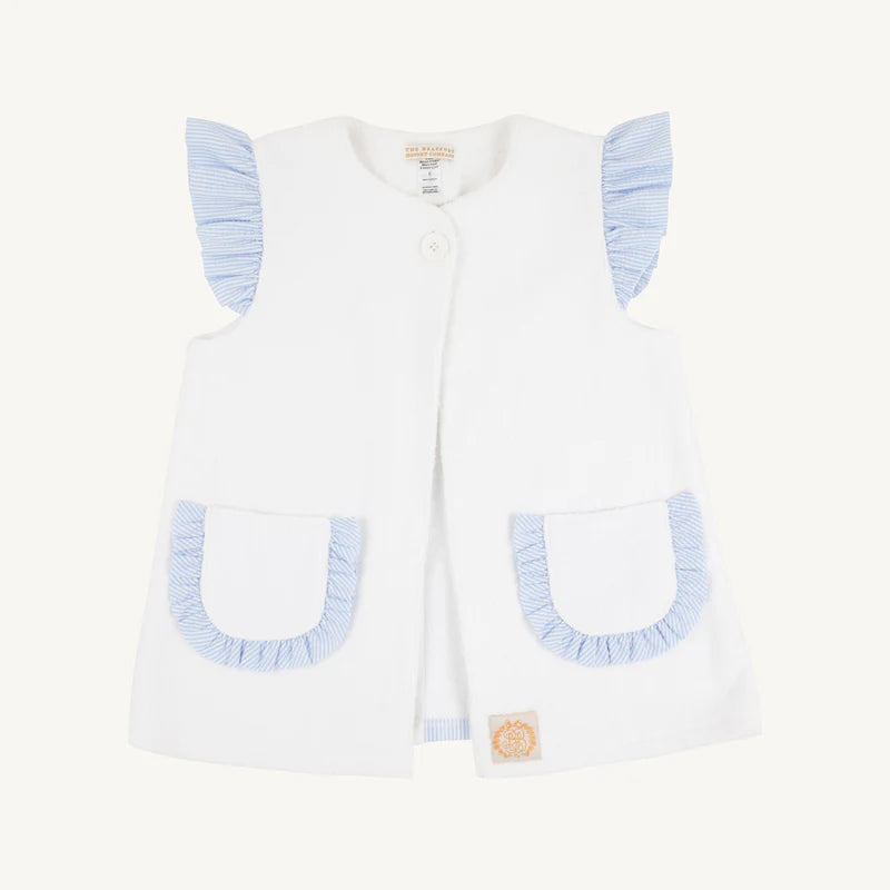 Callie Cover Up - Worth Ave White (Terrycloth)