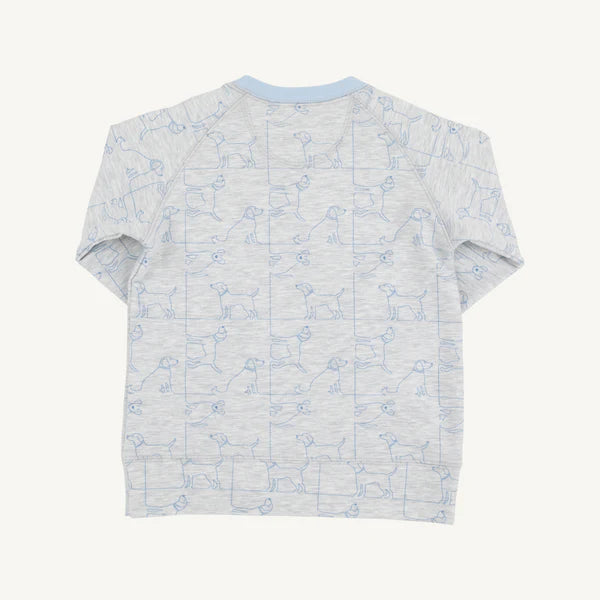 Cassidy Comfy Crewneck- Puppy Puzzle