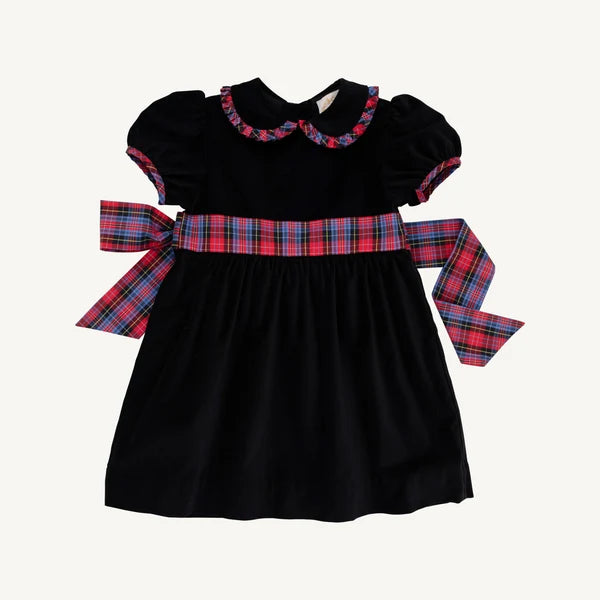 Cindy Lou Sash Dress- Newport Night Bucktown Tartan