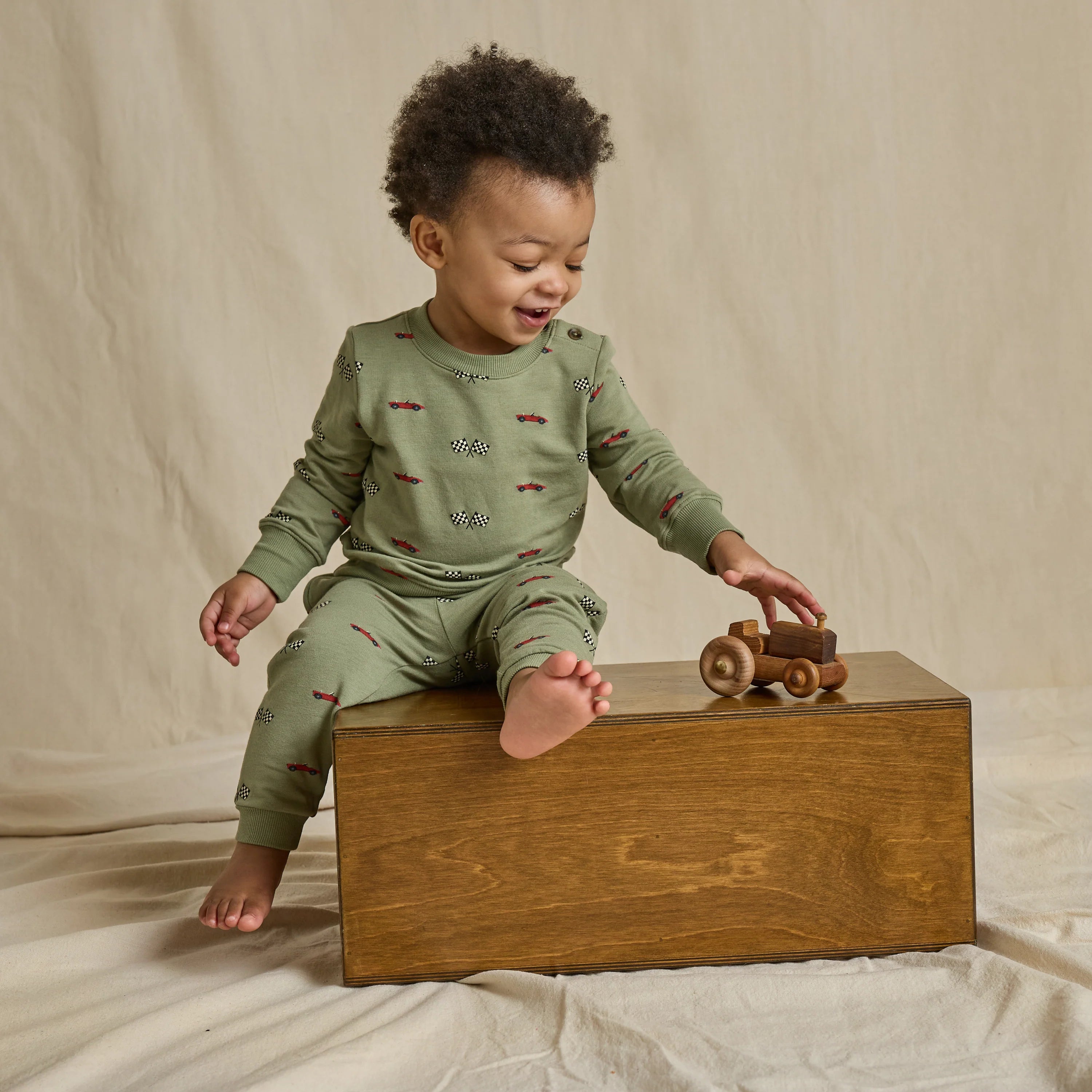 Baby Jax Jogger Set- Racecars
