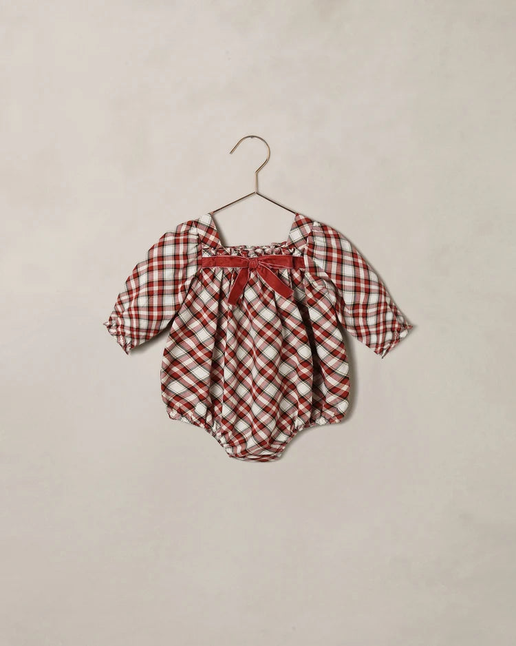 Annette Romper Holiday Tartan