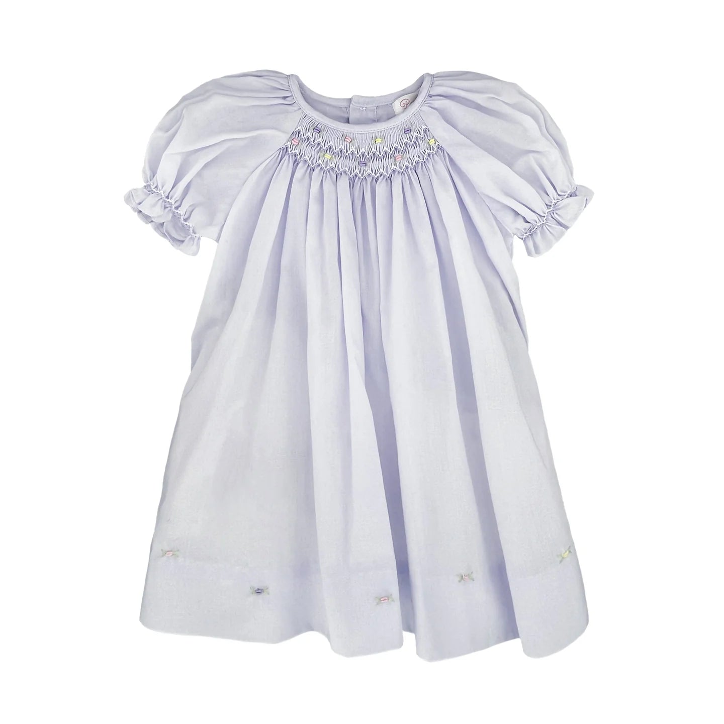 Embroidered Hem Lavender Daygown