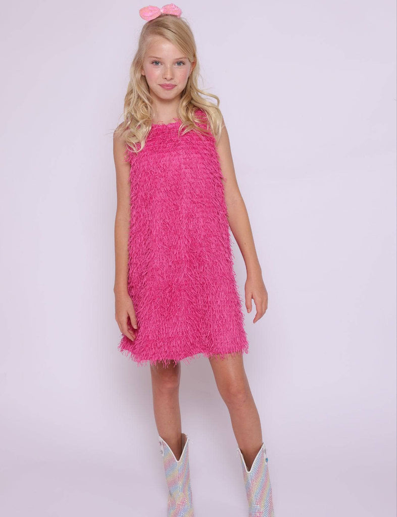 Mia Pink Fringe Dress