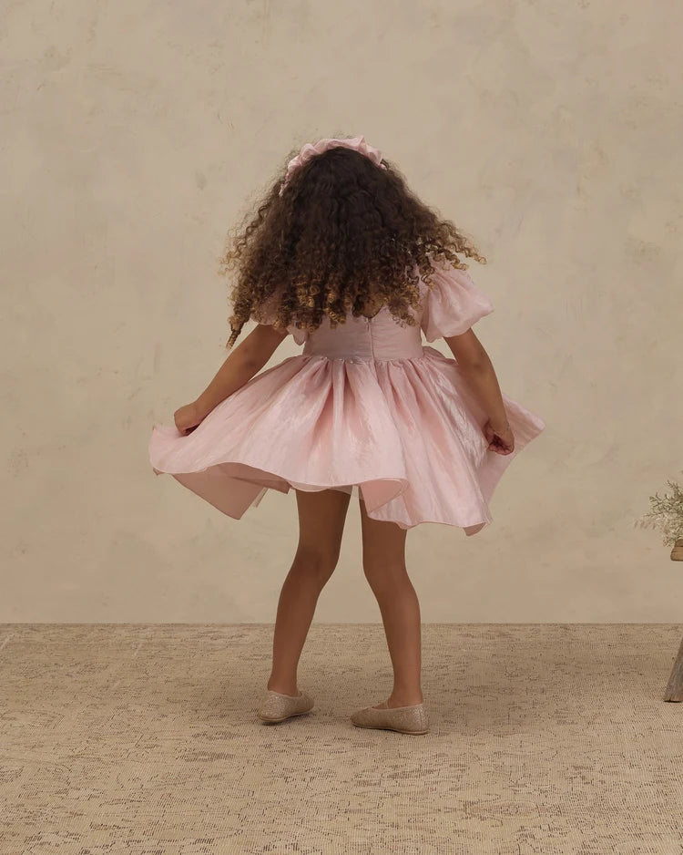 Sofia Dress- Rose Shimmer