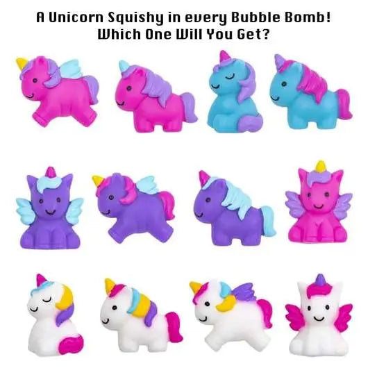 Unicorn Squishy Bubble Bath Bomb
