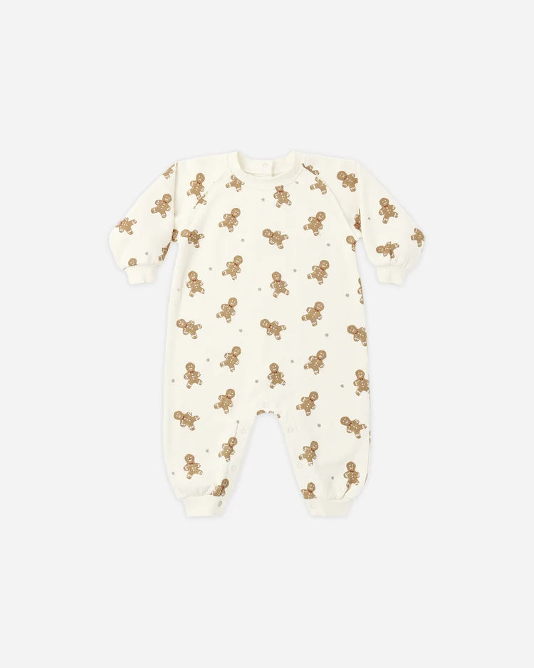 Raglan Jumpsuit- Gingerbread