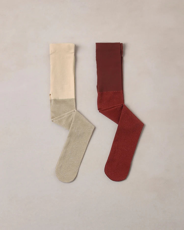 Shimmer Tights- Champagne, Ruby