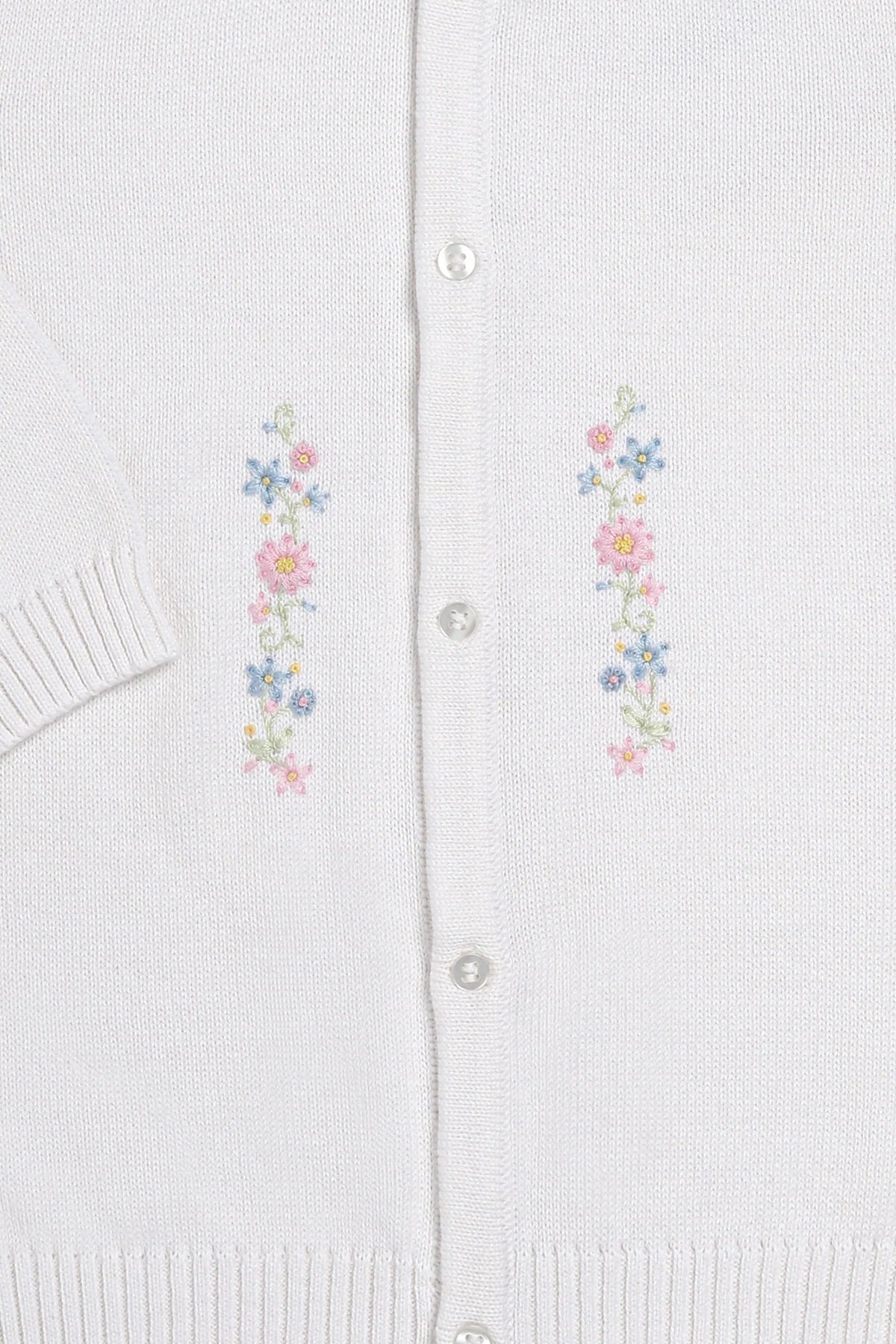 Flowers Knit Cardigan