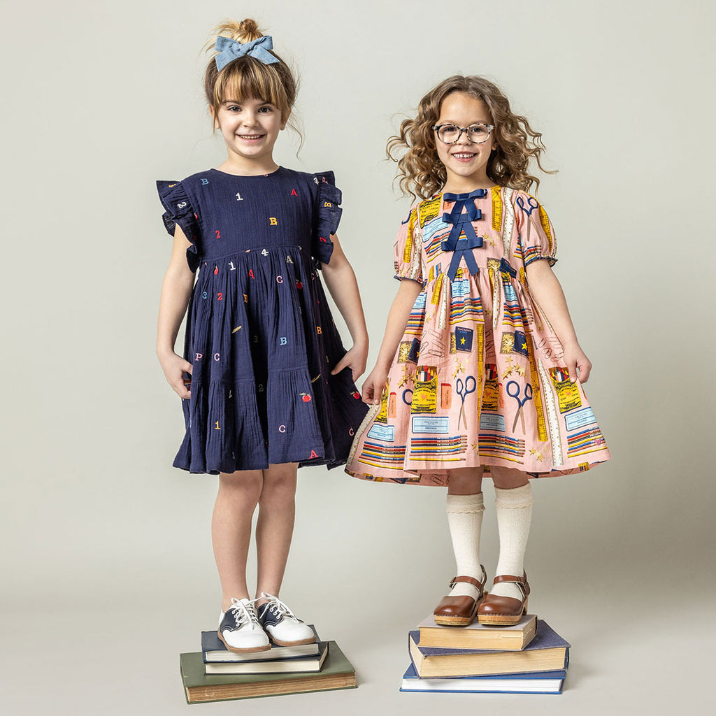 Kit Dress - Alphabet Embroidery