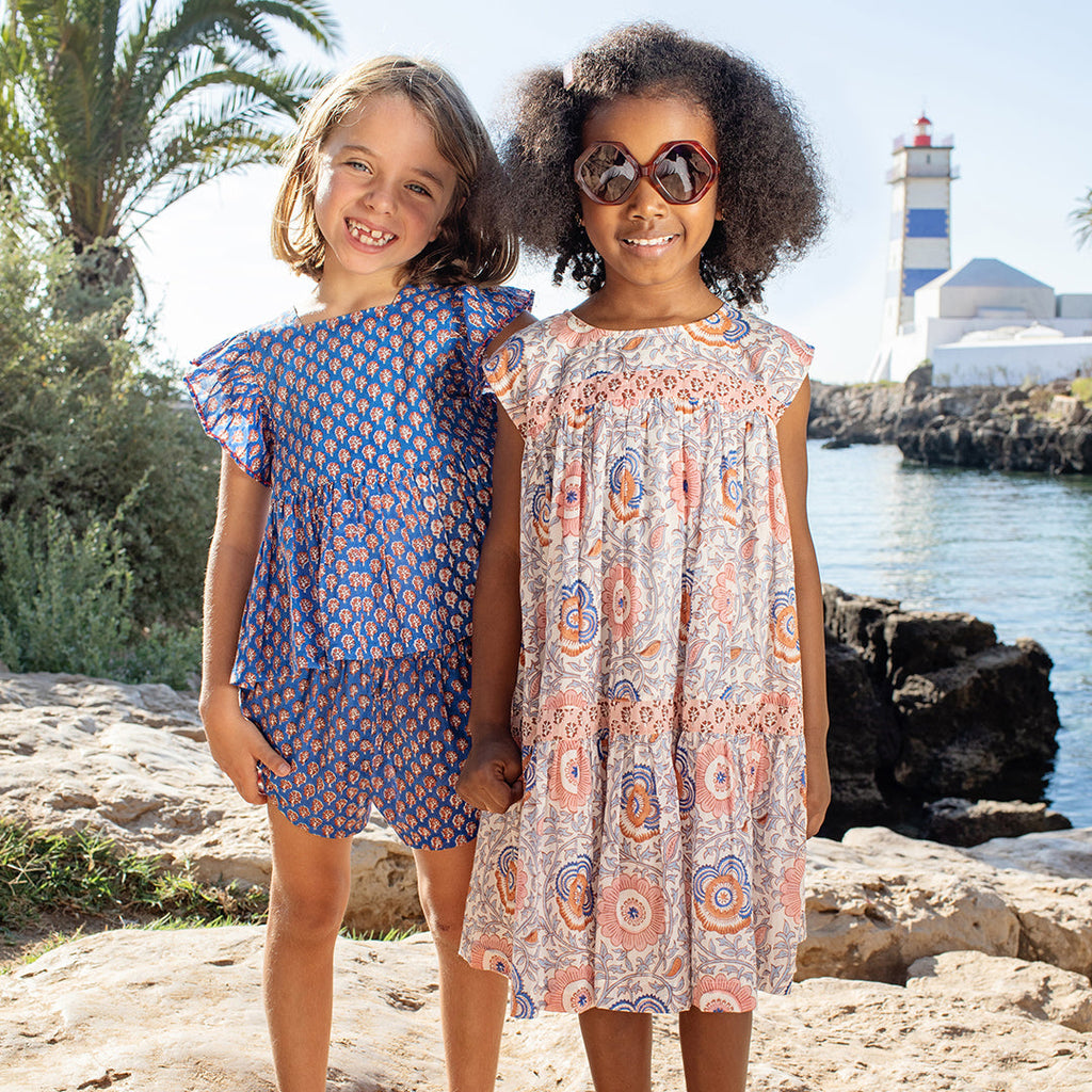 Elsie 2-Piece Set - Blue Lisbon Ditsy