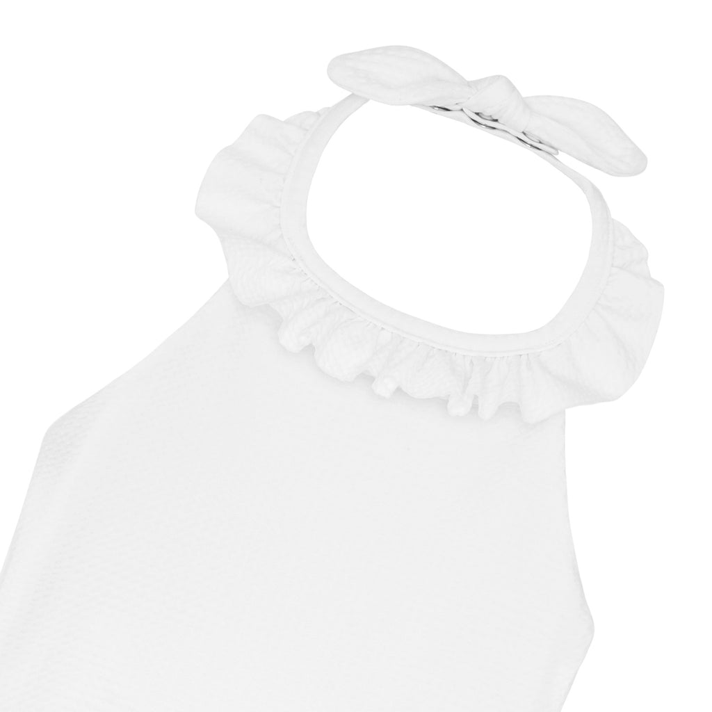 Capeside White Halter One Piece