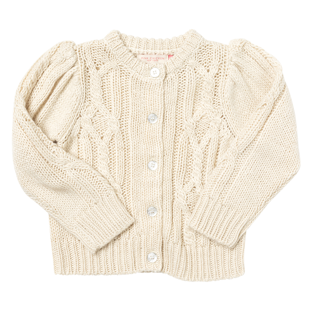 Cable Constance Sweater - Cream