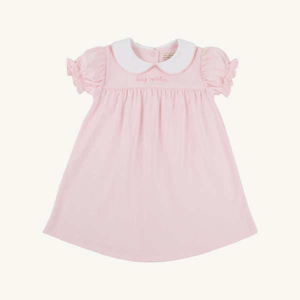 Pink Holly Day Dress- Big Sister