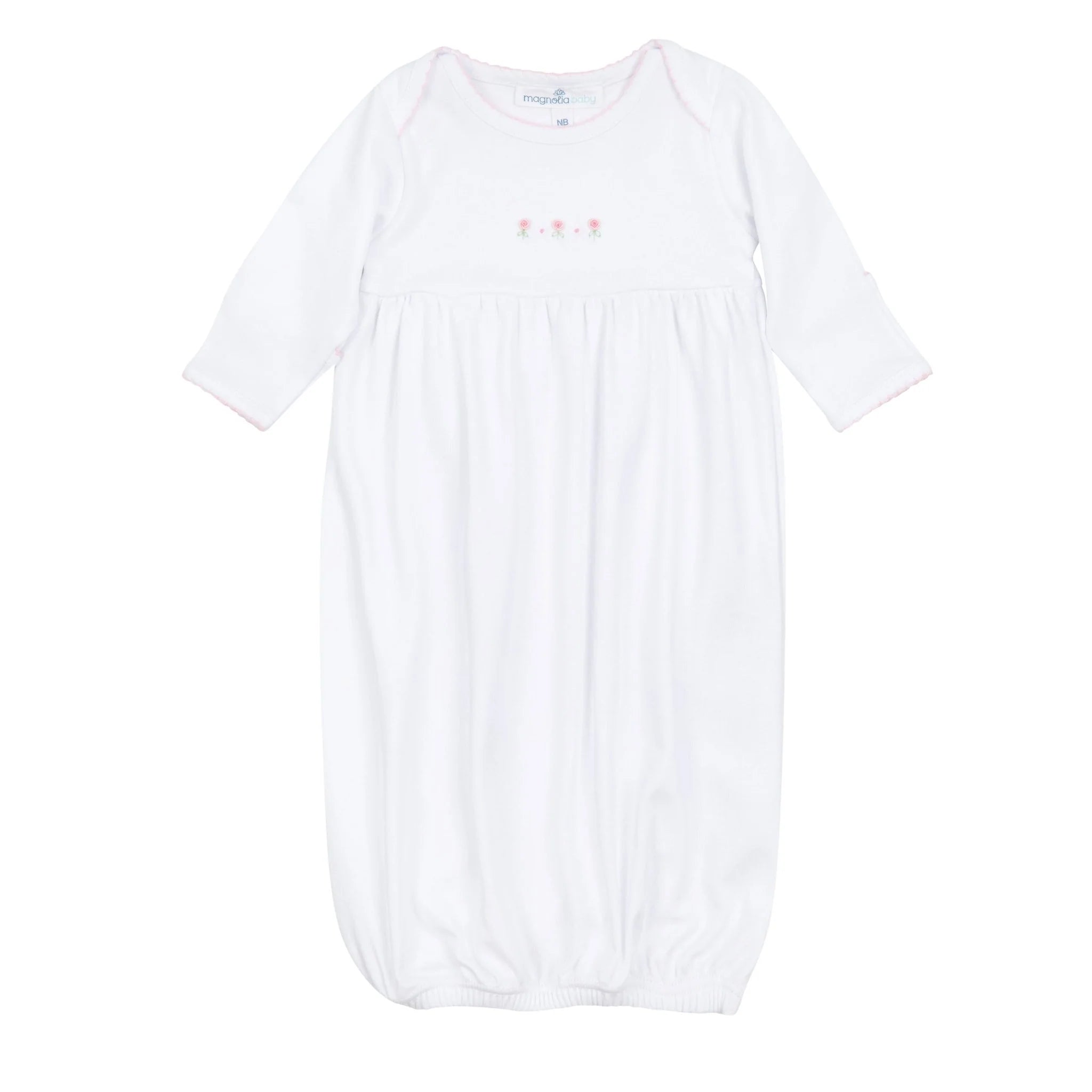 Juliette's Classics Pink Gathered Gown