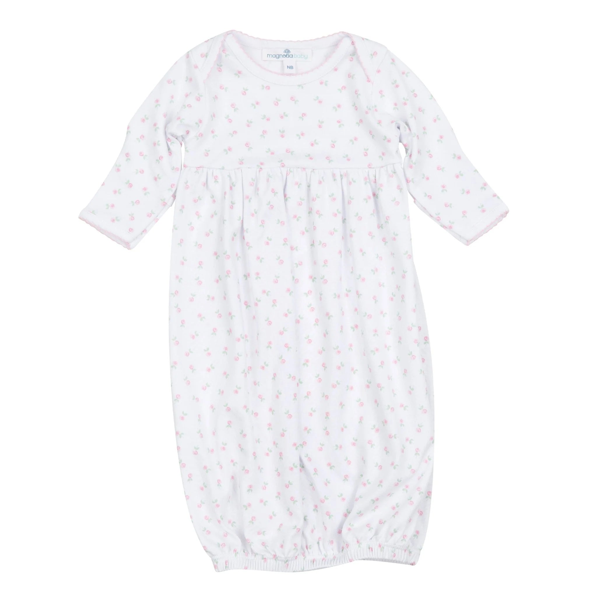 Juliette's Classics Print Gathered Gown