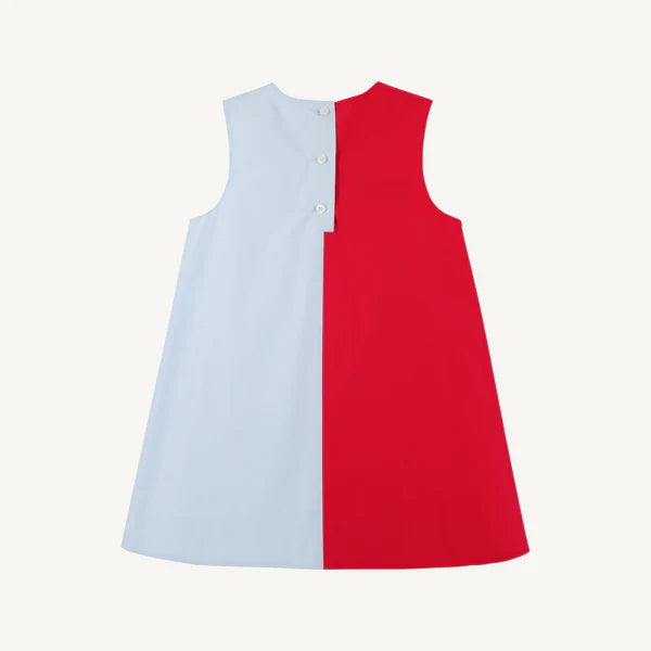 Kennedy Colorblock Jumper- Richmond Red/ Buckhead Blue