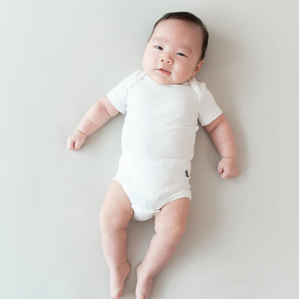 Kyte Short Sleeve Bodysuit in Cloud