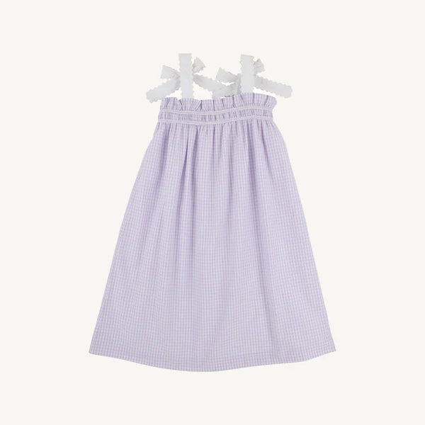 Lainey's Little Dress- Lauderdale Lavender Gingham