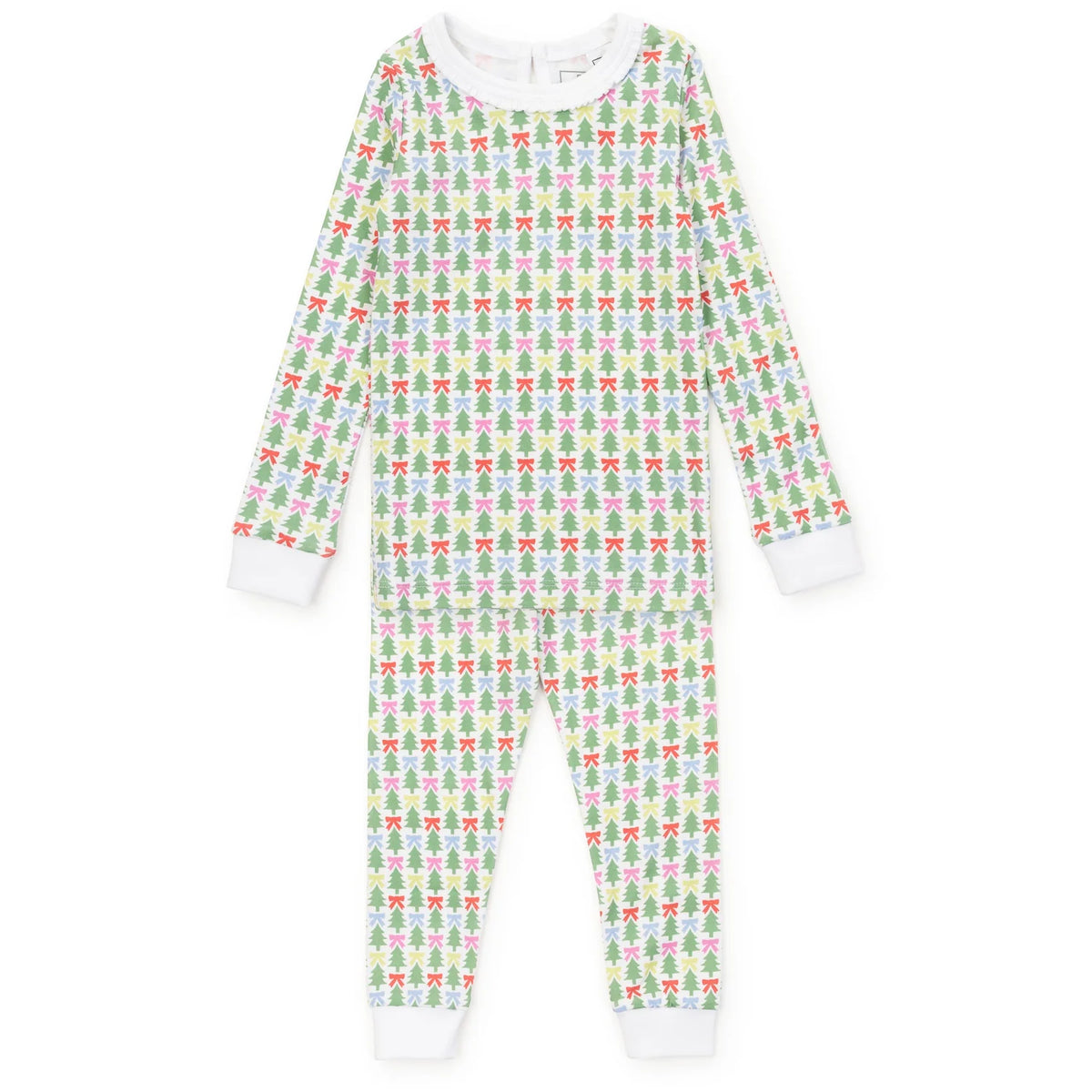 Ava Girls' Pajama Pant Set - Tree Topper Bows