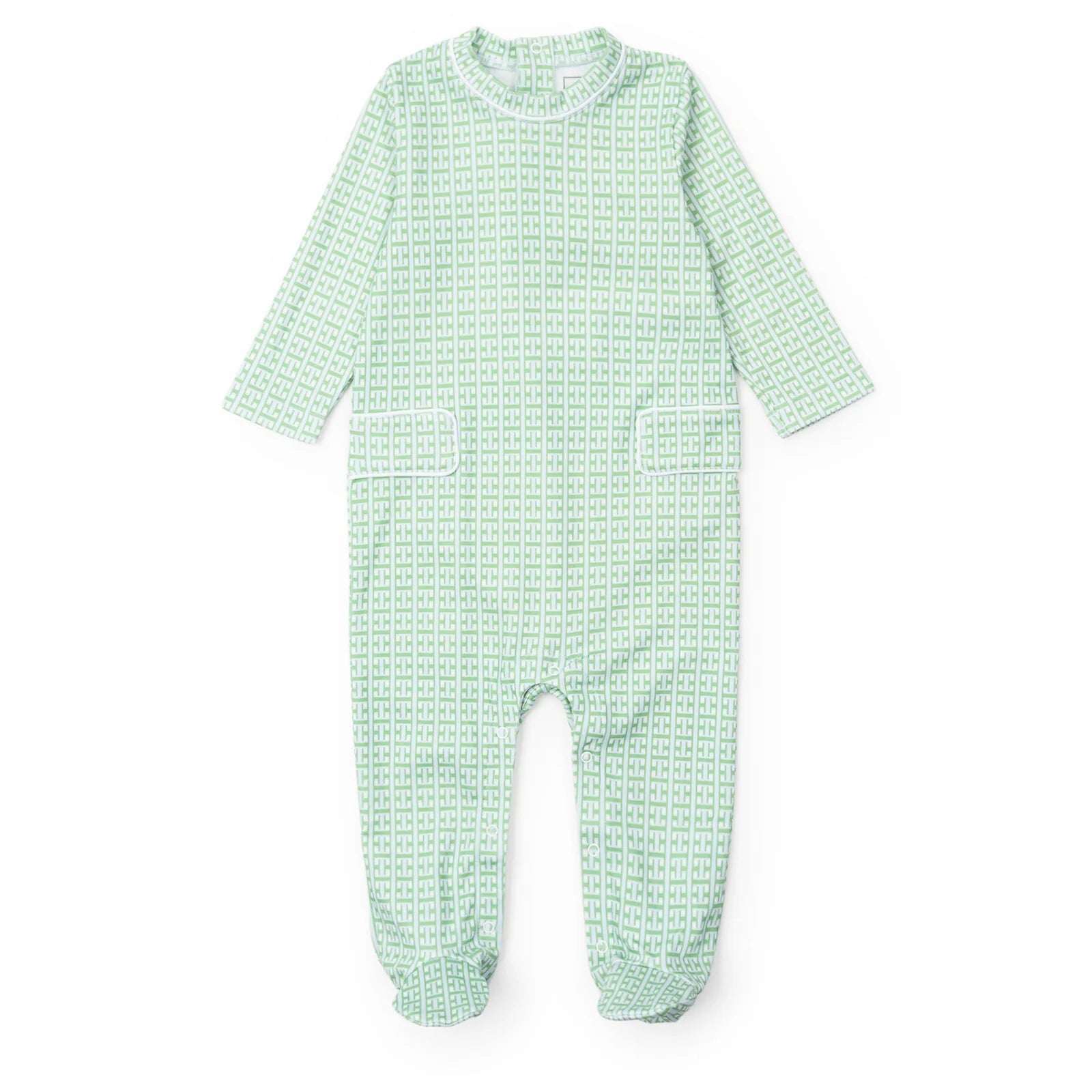 Preston Boys' Romper - Garden Trellis