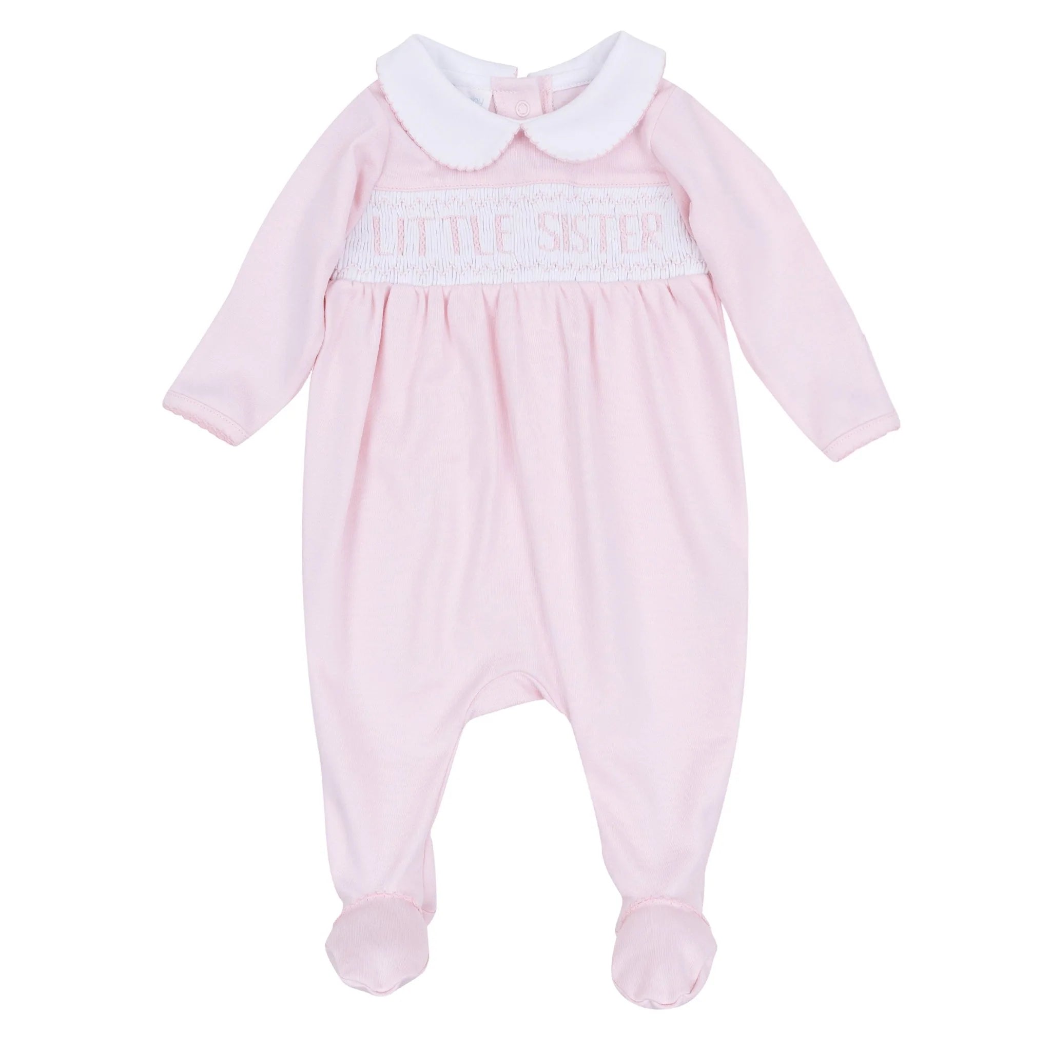 Little Sister Smocked Footie